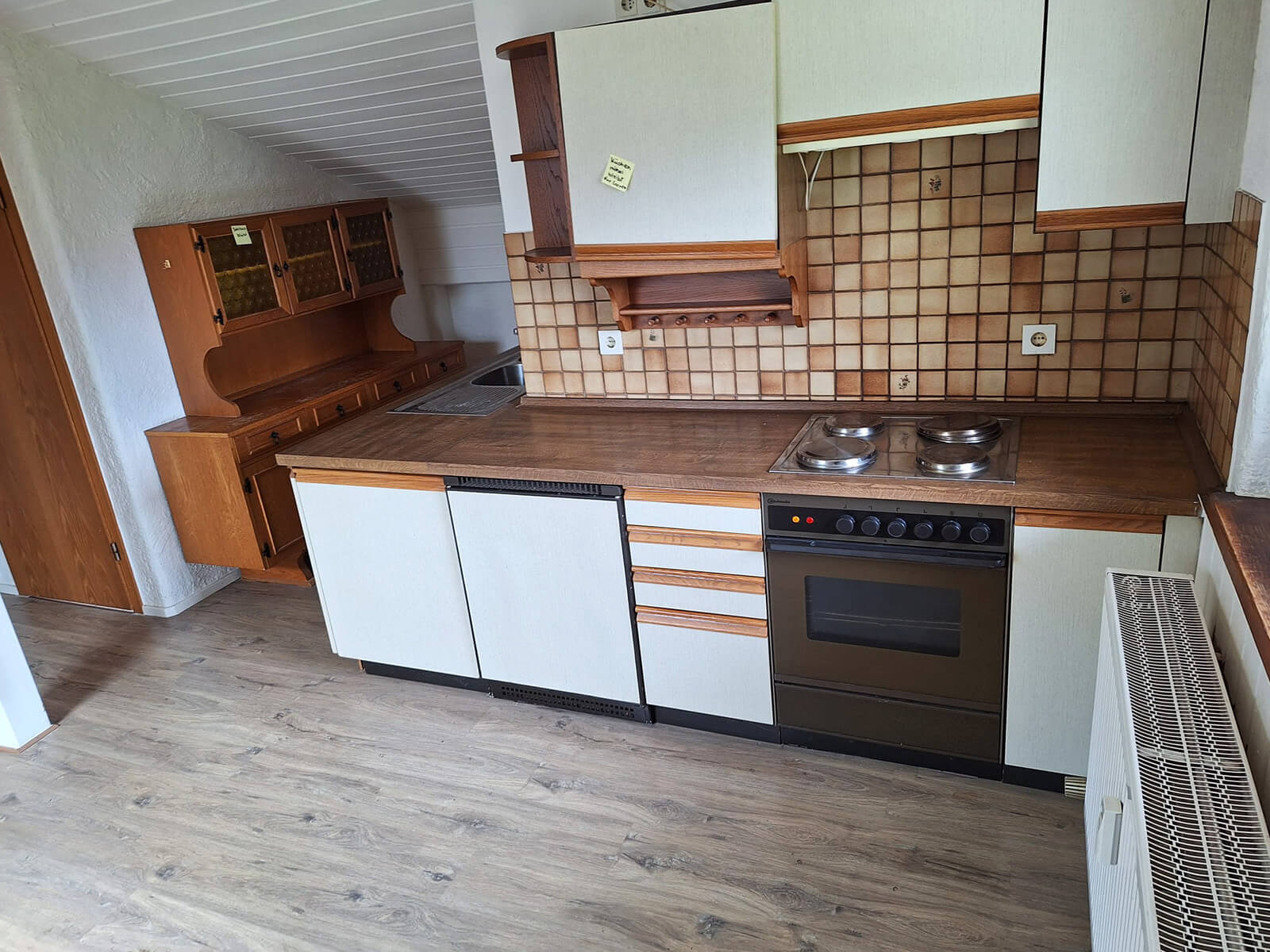 Küche sauber nach einer Haushaltsauflösung